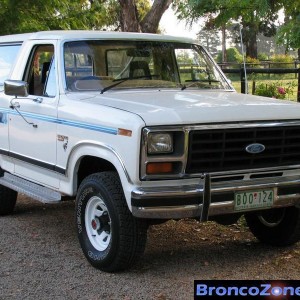 WHITE 1   MY FIRST BRONCO