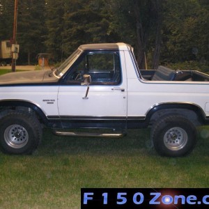 Side with top off